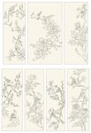 矢量花鸟画