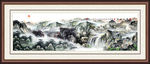山水画 山水风景