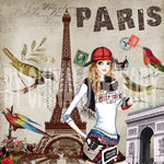 欧美风格装饰画