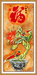 玄关画 鸿福满堂