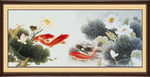 荷花装饰画