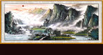 山水画 山水风景
