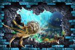 3D立体画 3D壁画 3D背景