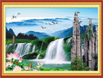山水画 山水风景