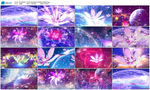 星球花世界爱的传递LED年会视