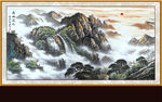 山水画 山水风景