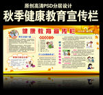 秋季健康教育宣传栏
