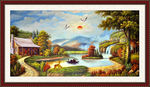 油画风景 山水画