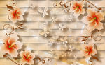 玉雕背景墙 3d花纹