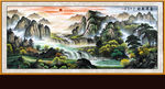 山水画 山水风景