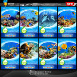 海底世界海报图片