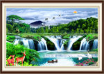 山水画 山水风景