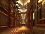 酒店KTV走道效果图