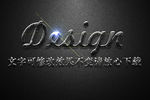 布质纹理效果3D立体字