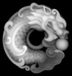 龙鱼灰度图