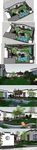 庭院景观建筑草图大师SU模型