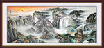 山水画 山水风景