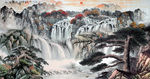 山水画 山水风景