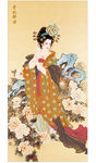 贵妃醉酒 古代侍女 钻石画