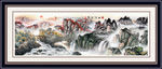 山水画 山水风景