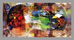 世界地图油画