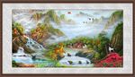 油画山水风景画