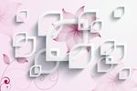 唯美花卉背景墙