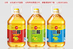 三餐菜籽油标签设计平面图
