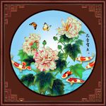 花旁有鱼