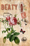 古典欧式装饰画玫瑰花卉挂画