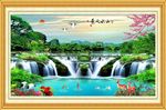 巨幅山水画