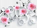 3D玫瑰花