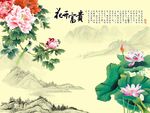 花开富贵牡丹图