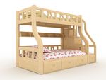 松木家具 儿童床 青少年家具