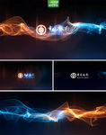 炫丽光效优雅LOGO片头模板