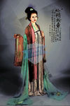 汉服古装少女插画分层