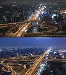 高架桥立交桥交通车流线高清视频