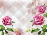 3D玫瑰花