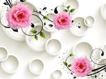 3D玫瑰花
