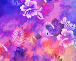 彩色花纹背景