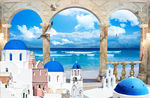 地中海城堡壁画