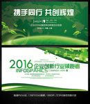 绿色背景企业活动背景