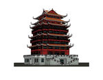 庙宇建筑草图大师SU模型SKP