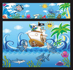 海洋风格画