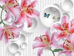 3D百合花