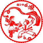 剪纸 校园文化墙