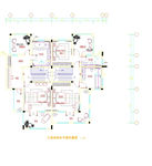 家居排水CAD平面布置图