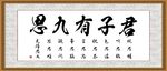 君子有九思