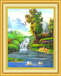 山水油画