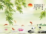 竹子风景图